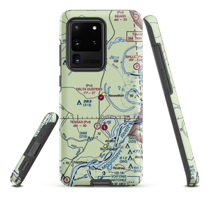 Delta Dusters, LLC Airport (LS83) VFR Sectional Samsung Phone Case
