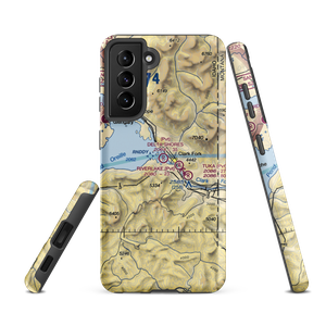 Delta Shores Airport (00ID) VFR Sectional Samsung Phone Case