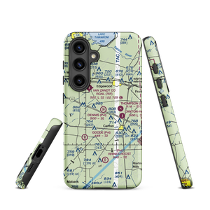 Dennis's Flying Farm Airport (TA86) VFR Sectional Samsung Phone Case