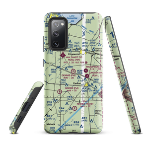 Dennis's Flying Farm Airport (TA86) VFR Sectional Samsung Phone Case