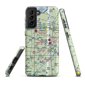 Dennis's Flying Farm Airport (TA86) VFR Sectional Samsung Phone Case