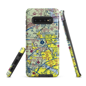 Denton Municipal Airport (DTO) VFR Sectional Samsung Phone Case