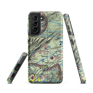 Derick Ultralight Flightpark (PA07) VFR Sectional Samsung Phone Case