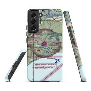 Devil's Track Airport (GRM) VFR Sectional Samsung Phone Case