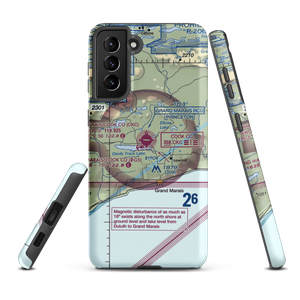 Devil's Track Airport (GRM) VFR Sectional Samsung Phone Case