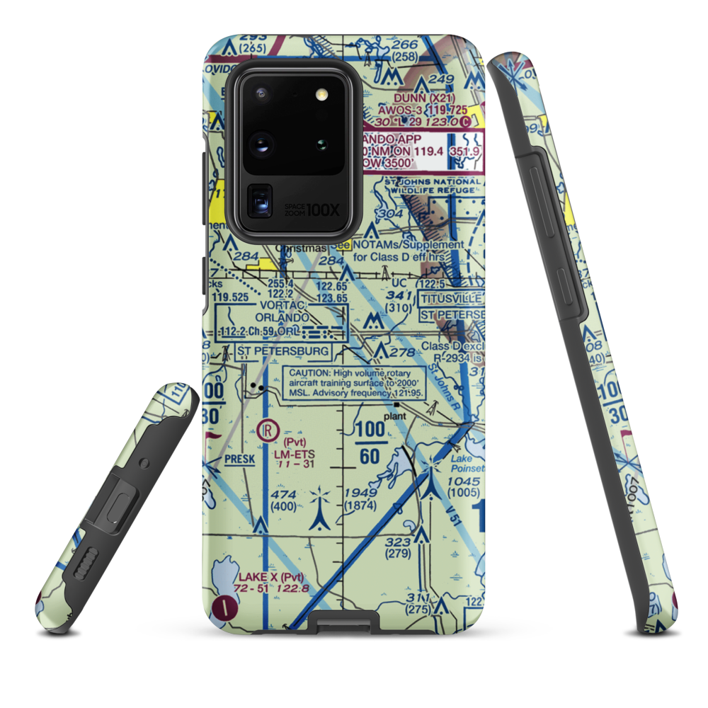 Devils Garden Strip (FA18) VFR Sectional Samsung Phone Case Samsung Galaxy S20 Ultra model shown