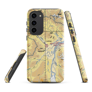 Devils Mountain Lodge Airport (IBN) VFR Sectional Samsung Phone Case