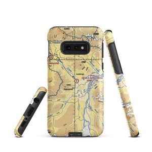 Devils Mountain Lodge Airport (IBN) VFR Sectional Samsung Phone Case