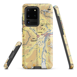 Devils Mountain Lodge Airport (IBN) VFR Sectional Samsung Phone Case