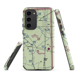 Diamond H Ranch Airport (0XS0) VFR Sectional Samsung Phone Case