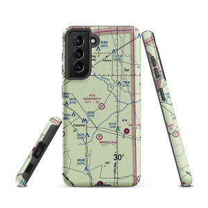 Diamond H Ranch Airport (0XS0) VFR Sectional Samsung Phone Case