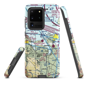 Diamond Point Airstrip (2WA1) VFR Sectional Samsung Phone Case