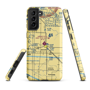 Dimmitt Municipal Airport (T55) VFR Sectional Samsung Phone Case