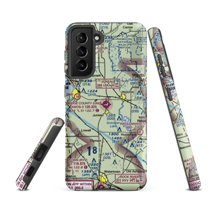 Dodge County Airport (UNU) VFR Sectional Samsung Phone Case