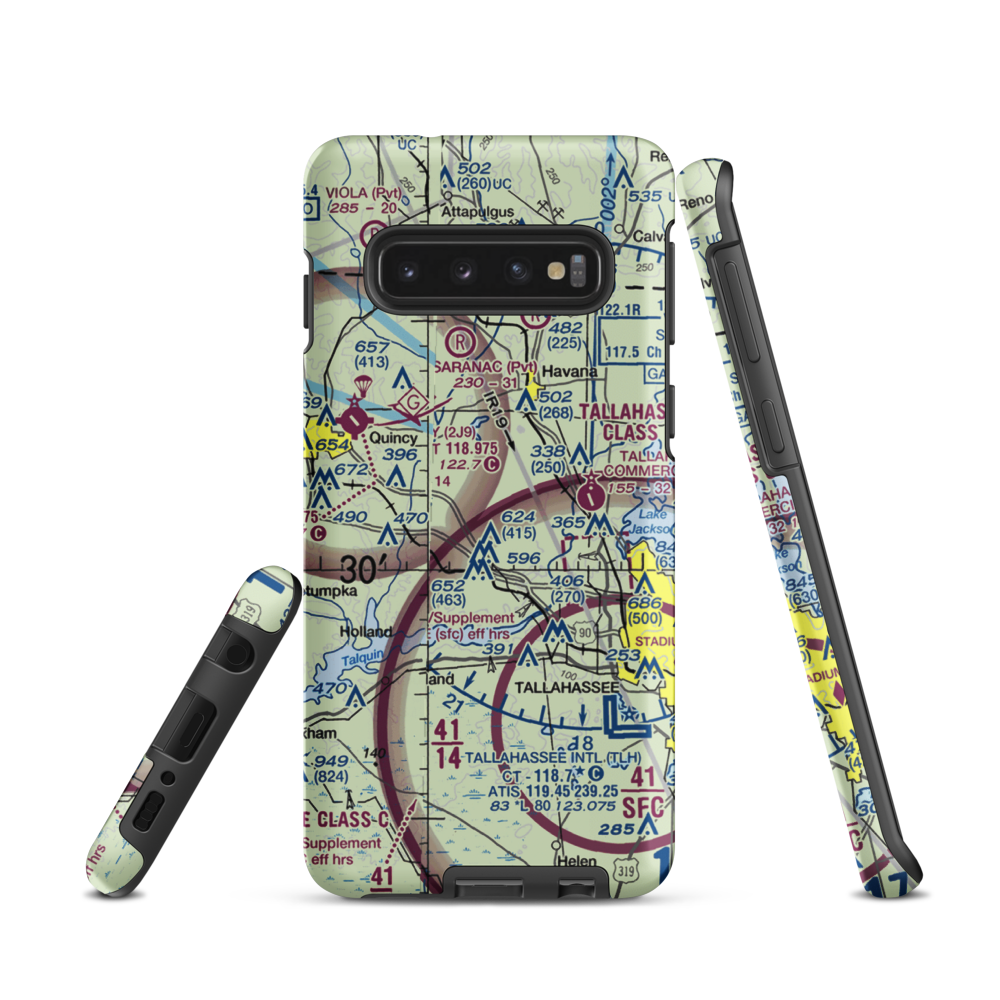 Dogwood Farm Airport (FA26) VFR Sectional Samsung Phone Case Samsung Galaxy S10 model shown