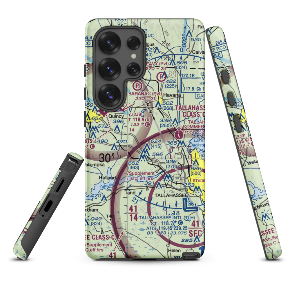 Dogwood Farm Airport (FA26) VFR Sectional Samsung Phone Case Samsung Galaxy S25 Ultra model shown