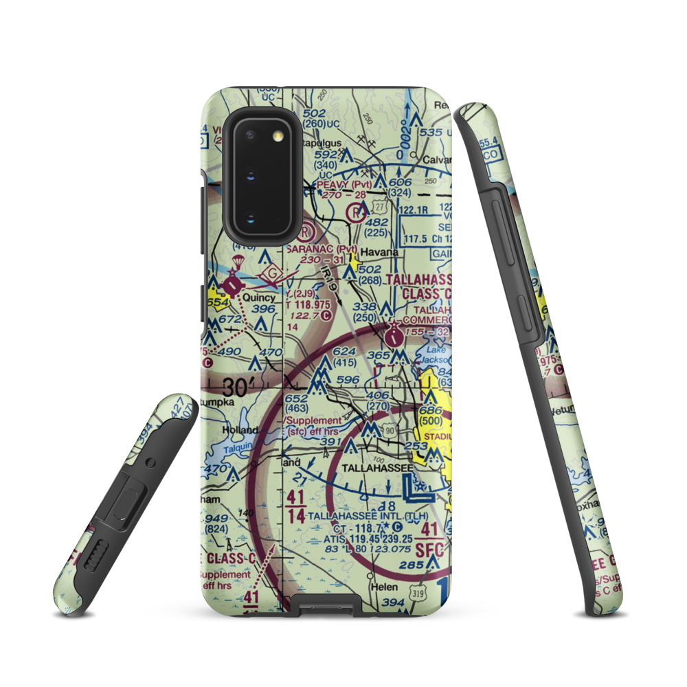 Dogwood Farm Airport (FA26) VFR Sectional Samsung Phone Case Samsung Galaxy S20 model shown