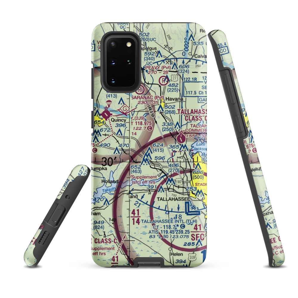 Dogwood Farm Airport (FA26) VFR Sectional Samsung Phone Case Samsung Galaxy S20 Plus model shown
