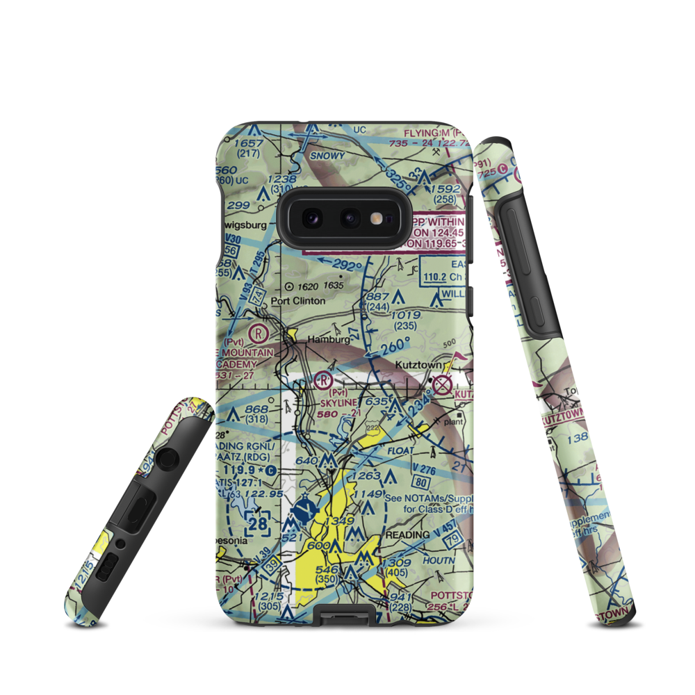 Don's Place Airpark (68PA) VFR Sectional Samsung Phone Case Samsung Galaxy S10e model shown