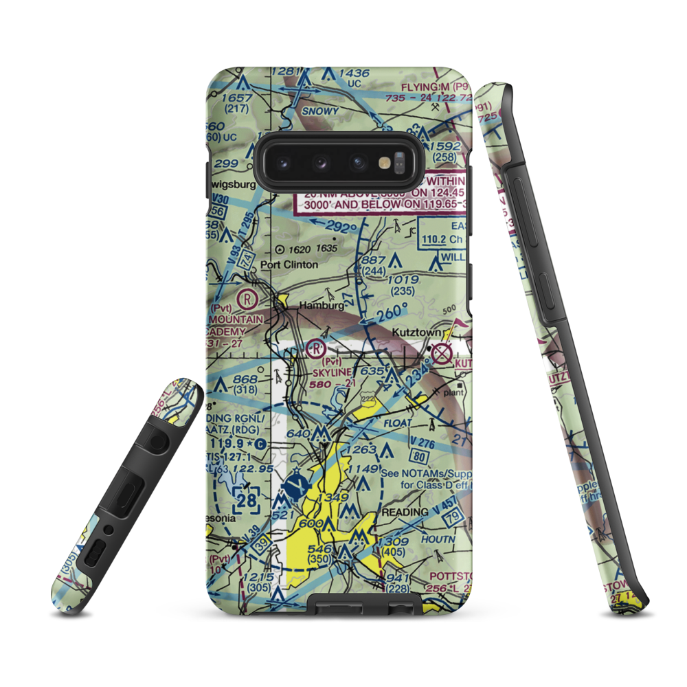 Don's Place Airpark (68PA) VFR Sectional Samsung Phone Case Samsung Galaxy S10 Plus model shown