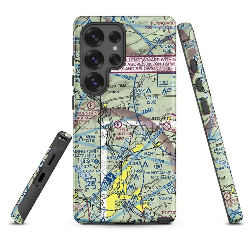 Don's Place Airpark (68PA) VFR Sectional Samsung Phone Case Samsung Galaxy S25 Ultra model shown
