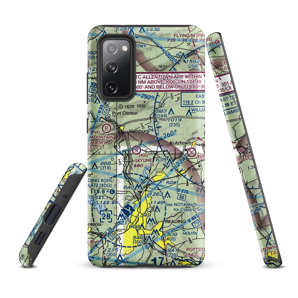 Don's Place Airpark (68PA) VFR Sectional Samsung Phone Case Samsung Galaxy S20 FE model shown
