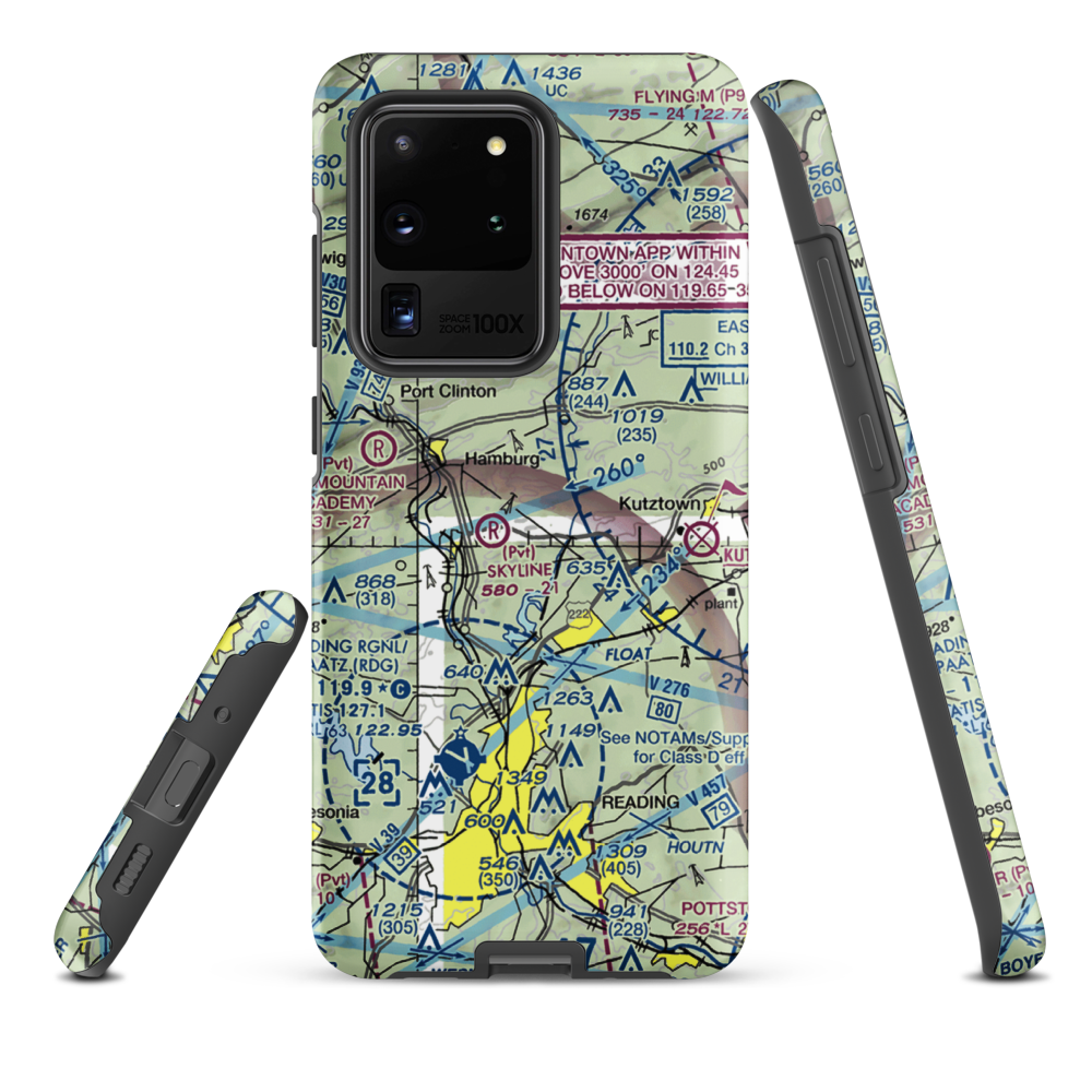 Don's Place Airpark (68PA) VFR Sectional Samsung Phone Case Samsung Galaxy S20 Ultra model shown