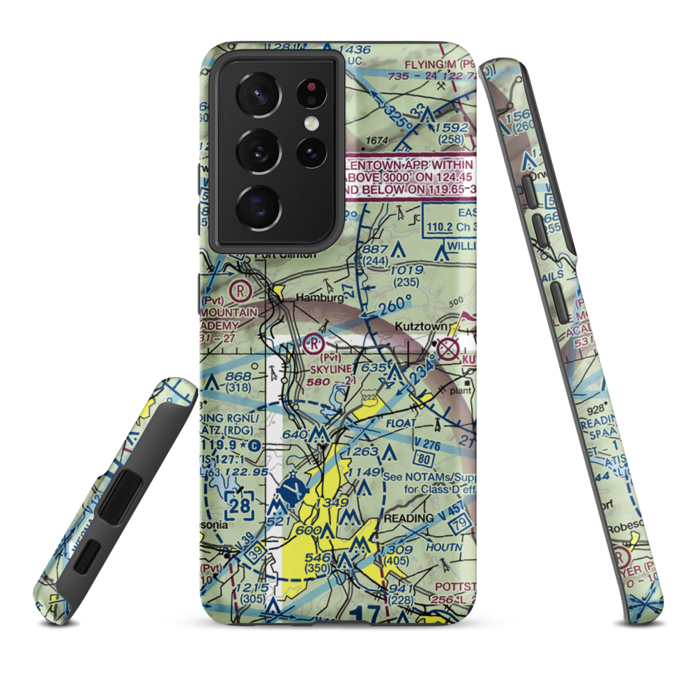 Don's Place Airpark (68PA) VFR Sectional Samsung Phone Case Samsung Galaxy S21 Plus model shown