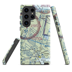 Donald's Air Park Inc. Airport (7NC) VFR Sectional Samsung Phone Case