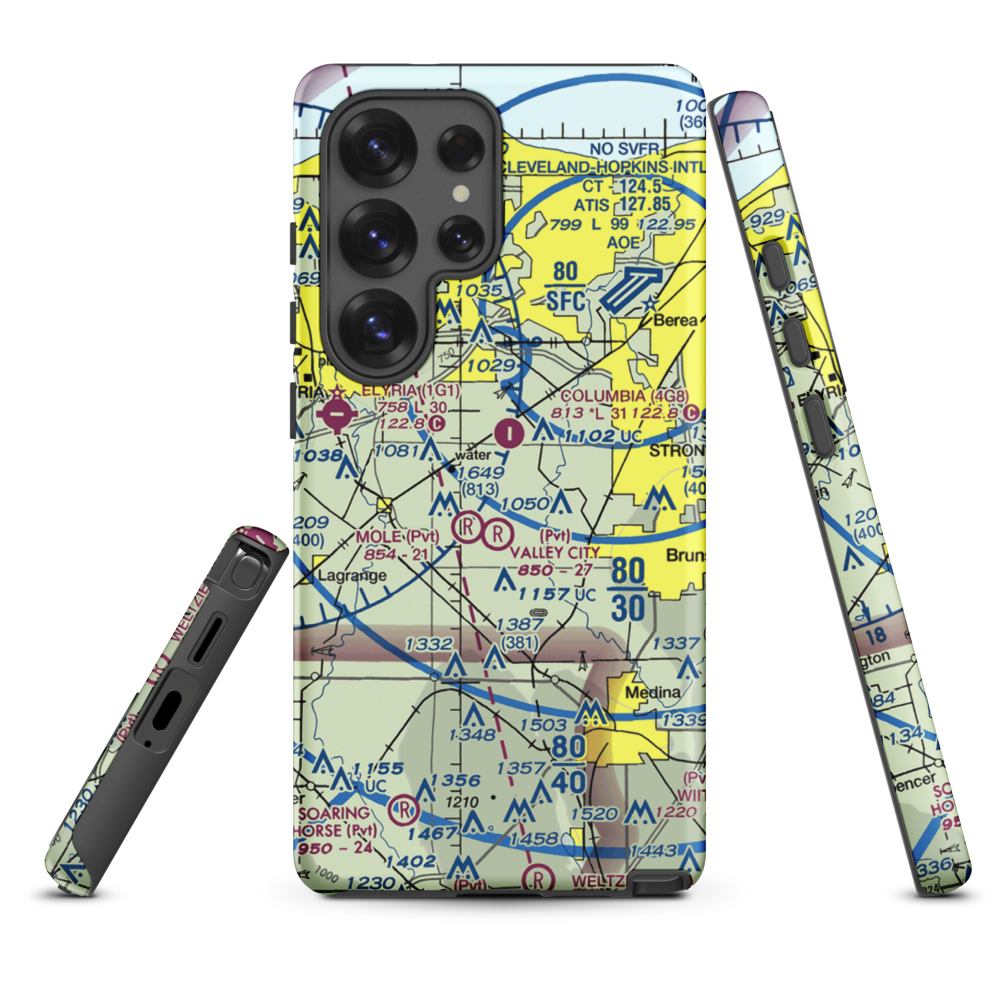 Dorlon Airpark (05OI) VFR Sectional Samsung Phone Case Samsung Galaxy S25 Ultra model shown