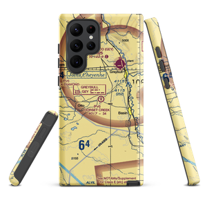 Dorsey Creek Ranch Airport (0WY1) VFR Sectional Samsung Phone Case