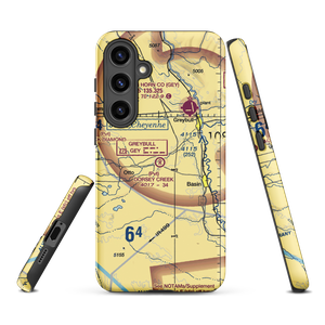 Dorsey Creek Ranch Airport (0WY1) VFR Sectional Samsung Phone Case