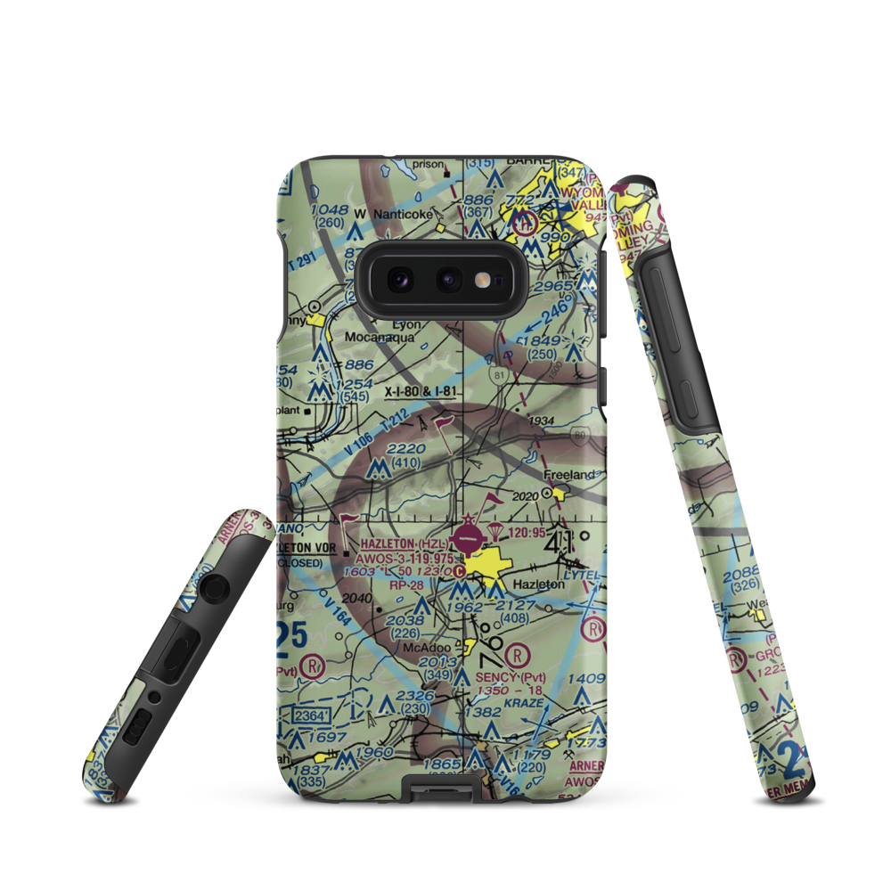 Double D Skyranch Airport (5PA2) VFR Sectional Samsung Phone Case Samsung Galaxy S10 Plus model shown