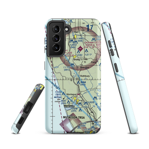 Double Jj Resort Ranch Airport (42N) VFR Sectional Samsung Phone Case