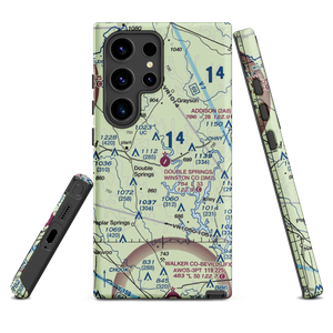 Double Springs/Winston County Airport (3M2) VFR Sectional Samsung Phone Case