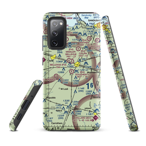 Dougherty Airport (1OH2) VFR Sectional Samsung Phone Case