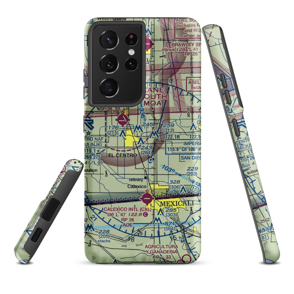 Douthitt Strip (23CN) VFR Sectional Samsung Phone Case Samsung Galaxy S21 Ultra model shown