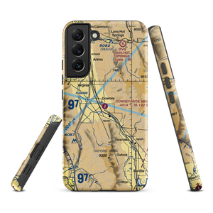 Downey/Hyde Memorial Airport (U58) VFR Sectional Samsung Phone Case
