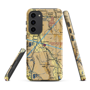 Downey/Hyde Memorial Airport (U58) VFR Sectional Samsung Phone Case