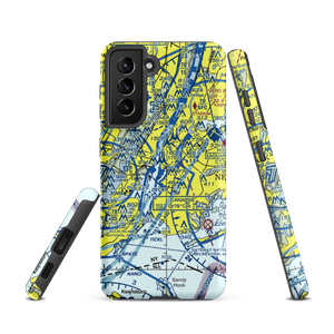 Downtown-Manhattan/Wall St Heliport (JRB) VFR Sectional Samsung Phone Case