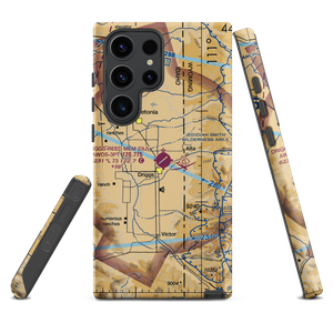 Driggs Reed Memorial Airport (DIJ) VFR Sectional Samsung Phone Case