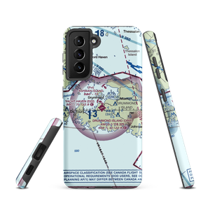 Drummond Island Airport (DRM) VFR Sectional Samsung Phone Case