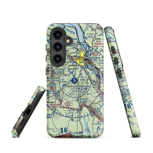 Dubuque Regional Airport (DBQ) VFR Sectional Samsung Phone Case