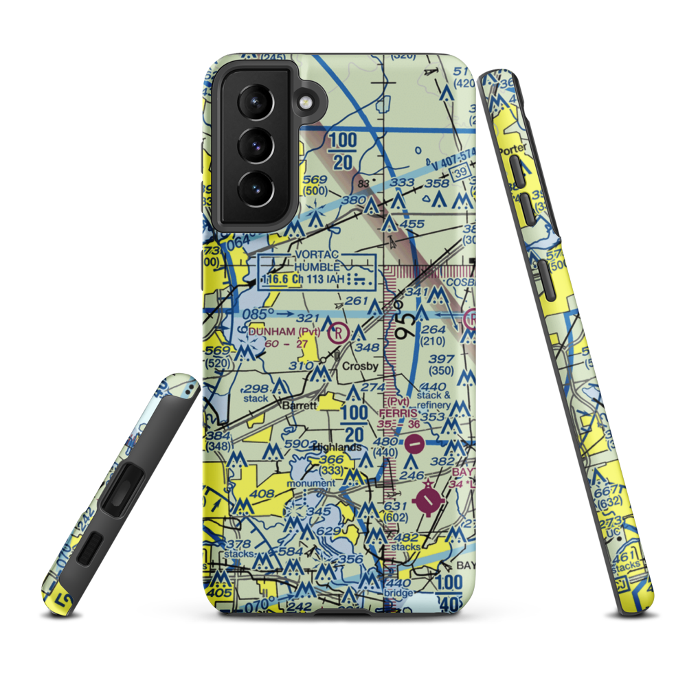 Dunham Field (1XS1) VFR Sectional Samsung Phone Case Samsung Galaxy S21 Plus model shown
