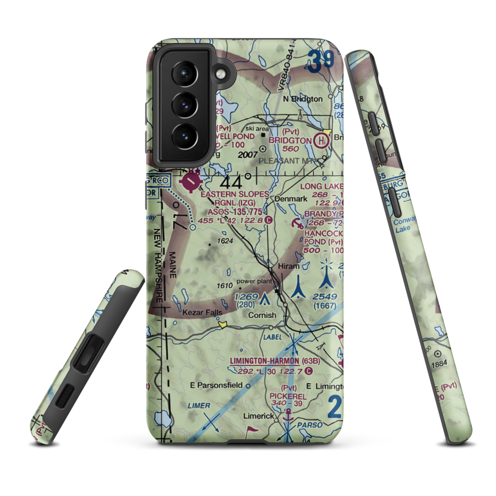Dyer's Landing Airport (57ME) VFR Sectional Samsung Phone Case Samsung Galaxy S21 FE model shown