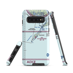 E-8 Tank Battery Seaplane Base (5LA6) VFR Sectional Samsung Phone Case