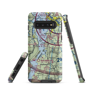 E.A.Deeds Farm Airport (VT12) VFR Sectional Samsung Phone Case