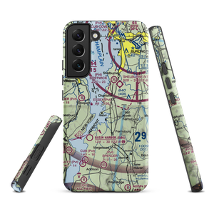 E.A.Deeds Farm Airport (VT12) VFR Sectional Samsung Phone Case