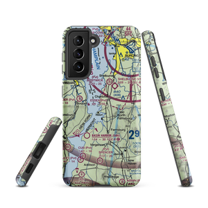 E.A.Deeds Farm Airport (VT12) VFR Sectional Samsung Phone Case