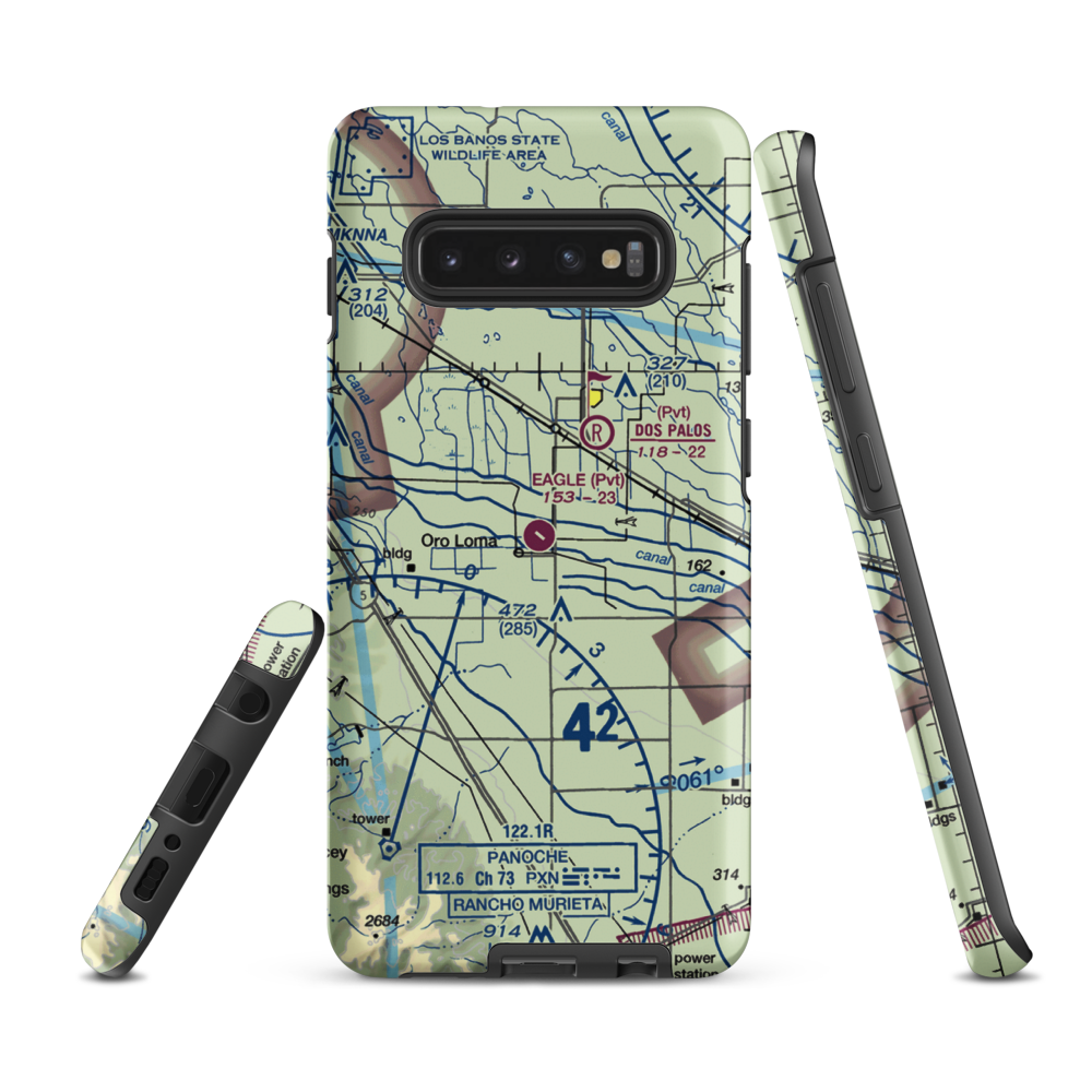 Eagle Field (CL01) VFR Sectional Samsung Phone Case Samsung Galaxy S10e model shown